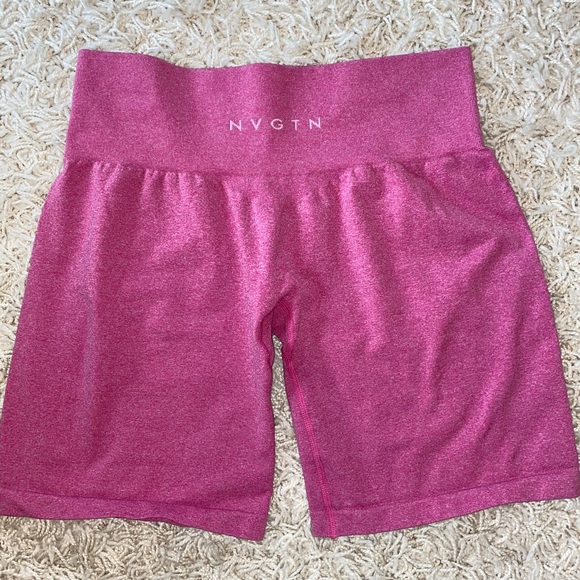 SOLD NVGTN fuchsia pro shorts - Picture 2 of 2